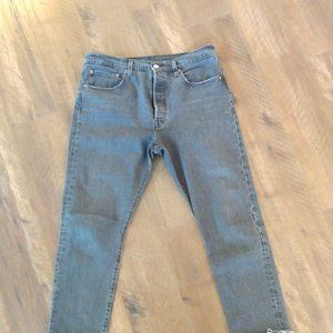 Women's Levi's 501 Skinny Black